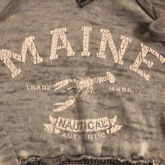 Grey pull over hoodie - Picture 2 of 2